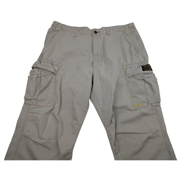 POLO JEANS COMPANY Ralph Lauren VINTAGE 33X27 Military Surplus Cargo Jeans RARE - Picture 3 of 16